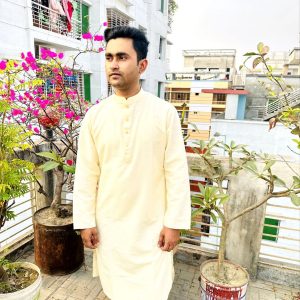 খাদি পান্জাবি (ক্রিম) Size: 48